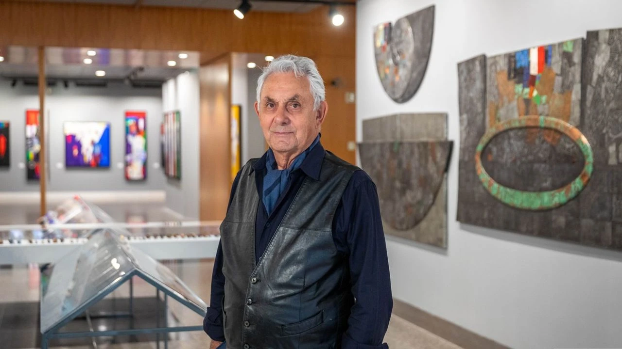 Prof. Hayati Misman, with his 60-year artistic career, at İş Sanat Kibele Art Gallery