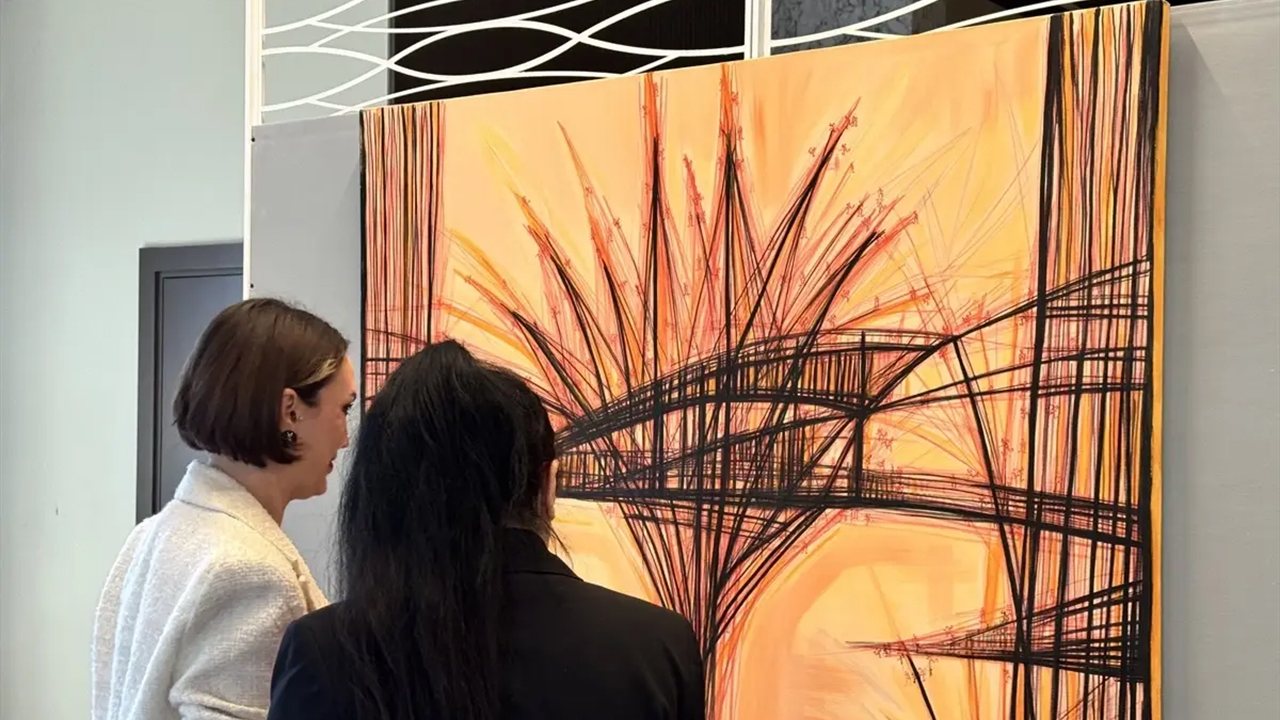 Reyhan Uludağ's Lines of Life Exhibition Meets Art Lovers...