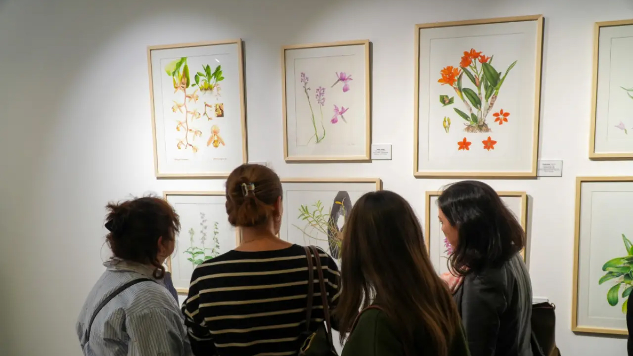 'Orchid' exhibition by artists from Turkey and South Korea in Beyoğlu...